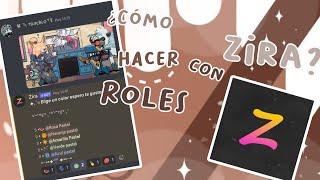 ꒷꒥꒷‧₊˚  ¿Cómo hacer roles con zira?  Discord Tutorial 