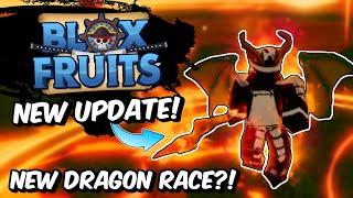 NEW Dragon Race Being Added in The NEW Blox Fruits Update?! DRAGON REWORK & MORE!