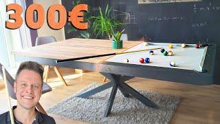 Billard- UND Esstisch selber bauen für 300 statt 5000 Euro - DIY mit @Konterholz