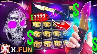 HIT KNIFE AND CASHOUT ON XFUN !! NEW CS2 / CSGO GAMBLING SITE OF 2024! (XFUN FREE PROMO CODE 2024)