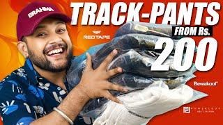7 Best Track Pants/ Joggers from Rs.200 for Men  Amazon/Myntra Pants Haul Review 2024 | ONE CHANCE