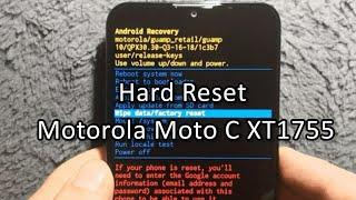 How to Hard Reset & Factory Reset Motorola Moto C XT1755 Mobile