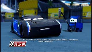 Lightning McQueen Vs Jackson Storm Gameplay + Cutscenes | Cars 3: Driven to Win