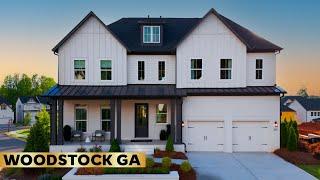 Inside A $1,200,000+ LUXURY Toll Brothers Hedgerow Model Home Near Atlanta In Woodstock Georgia