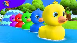 Five Little Ducks | Kids Songs | BluLoo Nursery Rhymes & Kids Songs