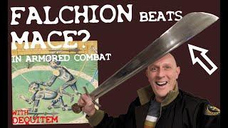 FALCHION dominates MACE in Medieval Armored Fighting? With @dequitem