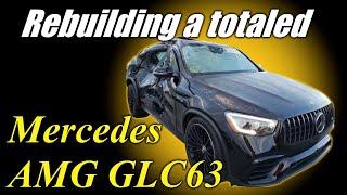 Mercedes AMG GLC63. Body rebuilding. Ремонт кузова.