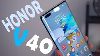 Honor V40 - сверхчёткий экран с изогнутыми краями и поддержка высокой частоты обновления !!!