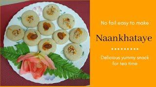 Naankhataye recipe|No fail easy naankhataye |Tea time snack|Spice N Style