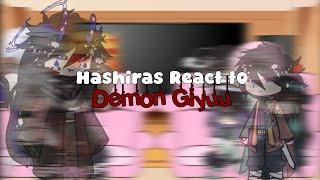 Hashiras React To Demon Giyuu !! {️: slight MitsuOba} (Demon Slayer)