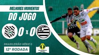 FIGUEIRENSE 0 X 0 ATHLÉTIC CLUB | 12ª RODADA - BRASILEIRÃO SÉRIE C 2024