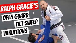 Ralph Gracie's Open Guard Tilt Sweep Variations