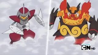 Pokemon Battle ||  Bisharp vs Emboar  || Throh vs Excadrill