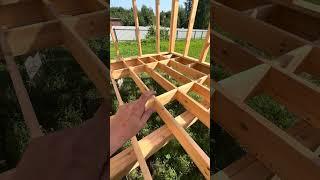 Черновой пол из доски в прошлом! Плитный пол - лучшее решение #каркасныедома #дом #стройка