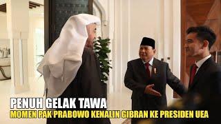 Momen Pak Prabowo Kenailin Gibran ke MBZ - Hingga Dpt Medali di UEA