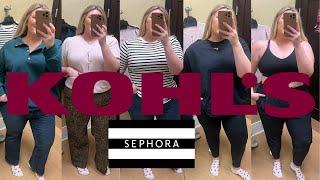 PLUS SIZE ACTIVEWEAR + SEPHORA FINDS | shop with. me!