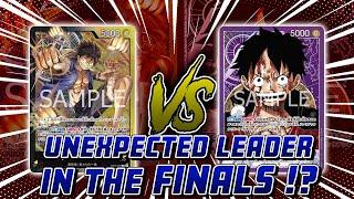 One Piece Card Game MADCAP Black Yellow Luffy vs Purple Luffy [OP08] FINALS