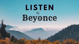 Beyoncé - Listen(Lyrics)