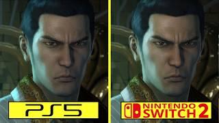 Yakuza 0 Nintendo Switch 2 vs PS5 (PS4 BC) Early Graphics and JAP vs ENG Dubbing Comparison