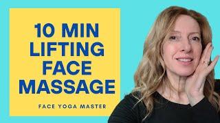 10-min Lifting & Sculpting Face ‍️ (Natural Facelift at Home) No Surgery Needed!