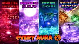 EVERY NEW Auras In SOLS RNG ┃Halloween 