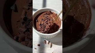 VIRAL  ONE INGREDIENT #ChocolateMousse NEED to Try NOW!  #chocolate #mousse #healthydessert