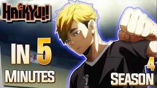 Haikyuu!! Season 4 In Under 5 Minutes