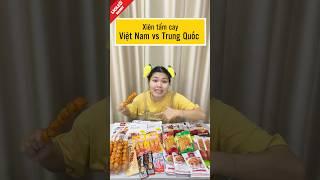 ANDEE XOÀI ăn một rổ ớt  - XIÊN TẨM CAY cổng trường Việt Nam vs Trung Quốc?!! #lioleoshorts