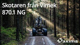 Anton gallrar med  Skotaren Vimek 870.1 NG på Munkatorp gård