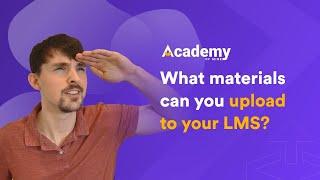 Uploading Training Materials to the Academy Of Mine LMS (SCORM, PDF, PPT, Video)