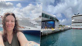 Arriving in Nassau + breakfast + ships in port! MSC Magnifica Cruise Vlog 2024