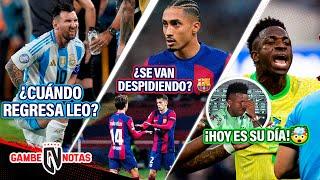 ¡MESSI FUERA! Solo ASÍ VOLVERÍA!|¡ÚLTIMA CONDICIÓN de Barça a RAPHINHA - JOAOS!|¿CASTIGAN a VINI?