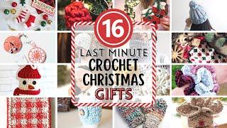 16 LAST MINUTE Crochet CHRISTMAS Gifts People ACTUALLY Want | FREE Crochet Patterns for Christmas 