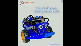 New Ultrasonic Ranging Car With LCD | Sunrobotics | Robotics | How to Make | New Invention |