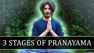 The 3 Stages of Pranayama