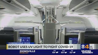 Robot uses UV light to fight COVID-19