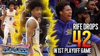 "HE CAN'T GUARD ME" Sharife Cooper EXPLODES For 42 in 1st RD Playoff Game!!
