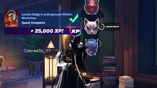 Locate Daigo's underground Hidden Workshop, Investigate Daigo's Hidden Workshop Fortnite