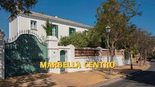 Luxurious Villa in Marbella Center | Exquisite Mansion with British Charm and Andalusian Elegance