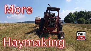 Baling Hay on a Hot Day