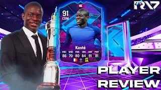 DEFENDIENDO ES SUPERIOR AL RESTO | KANTE FLASHBACK 91 PLAYER REVIEW EAFC 24 ULTIMATE TEAM