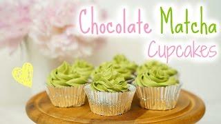 Chocolate Matcha Cupcakes │朱古力抹茶杯子蛋糕