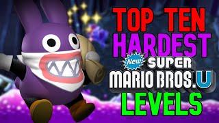 Top 10 HARDEST New Super Mario Bros U Deluxe Levels!