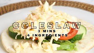 Ridiculously Good Homemade Creamy Coleslaw Salad in 3 mins! (ASMR COOKING) | Erwina and The Boys