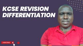 2024 KCSE FORM 4 DIFFERENTIATION 2.2024 KCSE MATHEMATICS PAPER 1  PREDICTION.#foryou #youtubeshorts