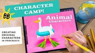 Procreate Character Camp! // How to Draw an Animal Character