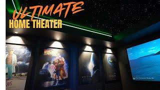 Ultimate Home Theater Tour: Fiber Optic Ceiling, RGB Lighting & Sonance Speakers!