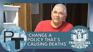 Interview with Eduardo Canales, director of the South Texas Human Rights Center in Falfurrias, Texas