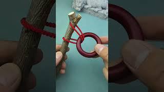 This is a mysterious and ancient topological knot puzzle#puzzle#iq#iqtest