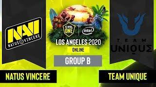 Dota2 -  Natus Vincere vs. Team Unique - Game 3 - Group B - EU/CIS - ESL One Los Angeles